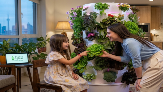 ​Making Millions at Home with Plants Tower Vertical Cultivation Systems