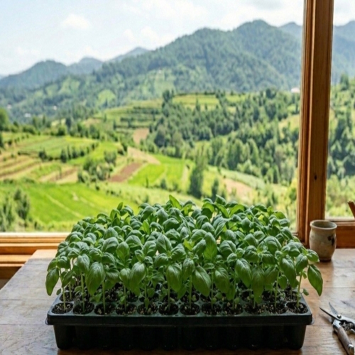 Basil SeedLings